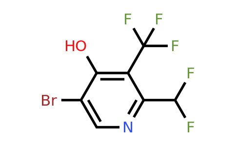5-Bromo-2-(difluoromethyl)-4-hydroxy-3-(trifluoromethyl)pyridine