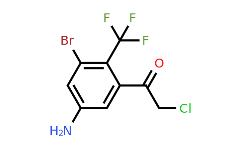 1806857-77-1 | 5'-Amino-3'-bromo-2'-(trifluoromethyl)phenacyl chloride