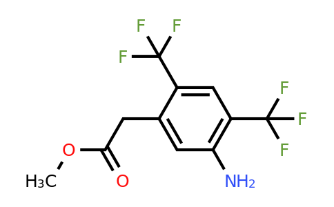 1806861-97-1 | Methyl 5-amino-2,4-bis(trifluoromethyl)phenylacetate