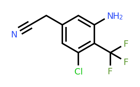 3-Amino-5-chloro-4-(trifluoromethyl)phenylacetonitrile