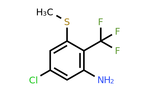 1806862-73-6 | 3-Amino-5-chloro-2-(trifluoromethyl)thioanisole