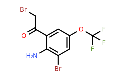 1806862-93-0 | 2'-Amino-3'-bromo-5'-(trifluoromethoxy)phenacyl bromide