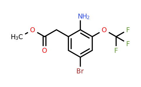 1806863-12-6 | Methyl 2-amino-5-bromo-3-(trifluoromethoxy)phenylacetate