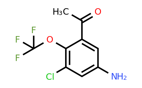1806863-47-7 | 5'-Amino-3'-chloro-2'-(trifluoromethoxy)acetophenone