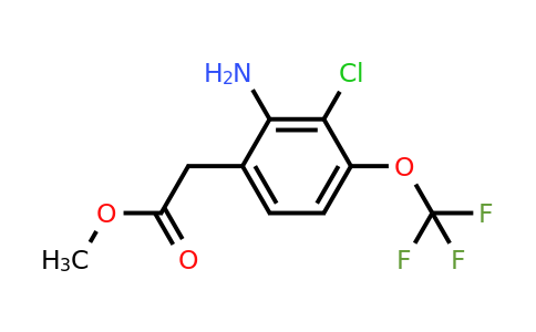 1806865-66-6 | Methyl 2-amino-3-chloro-4-(trifluoromethoxy)phenylacetate