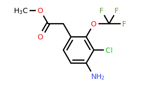 1806865-81-5 | Methyl 4-amino-3-chloro-2-(trifluoromethoxy)phenylacetate