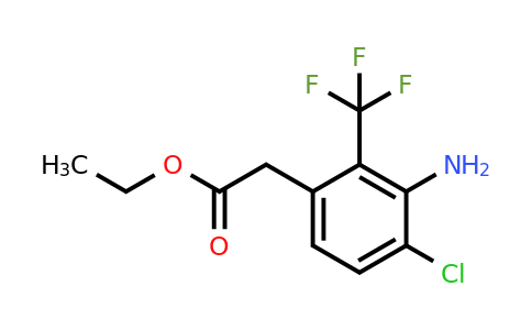 1806868-36-9 | Ethyl 3-amino-4-chloro-2-(trifluoromethyl)phenylacetate