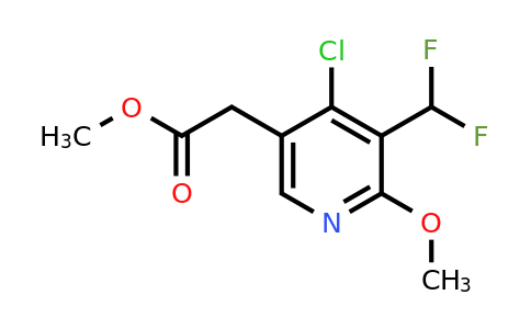 1806899-50-2 | Methyl 4-chloro-3-(difluoromethyl)-2-methoxypyridine-5-acetate