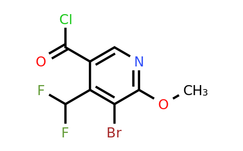 3-Bromo-4-(difluoromethyl)-2-methoxypyridine-5-carbonyl chloride
