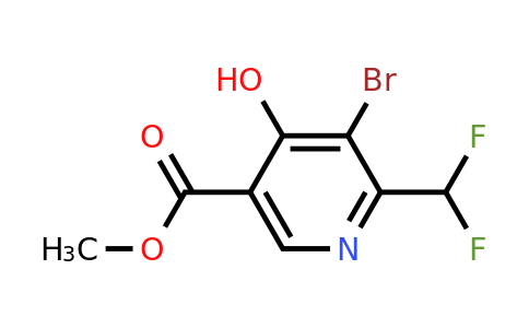 1806910-24-6 | Methyl 3-bromo-2-(difluoromethyl)-4-hydroxypyridine-5-carboxylate