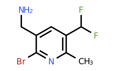 3-(Aminomethyl)-2-bromo-5-(difluoromethyl)-6-methylpyridine