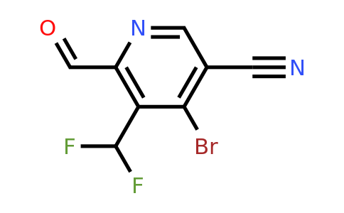 4-Bromo-5-cyano-3-(difluoromethyl)pyridine-2-carboxaldehyde