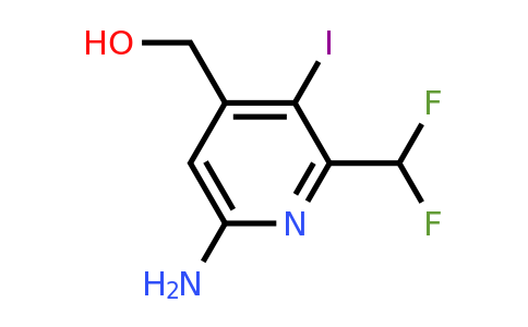 6-Amino-2-(difluoromethyl)-3-iodopyridine-4-methanol