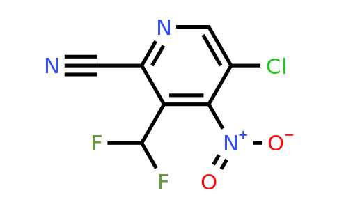 5-Chloro-2-cyano-3-(difluoromethyl)-4-nitropyridine