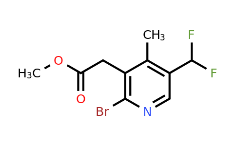 1806917-34-9 | Methyl 2-bromo-5-(difluoromethyl)-4-methylpyridine-3-acetate