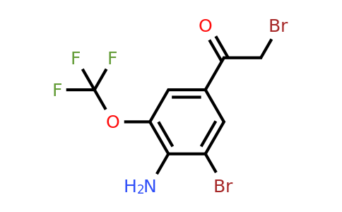 1806918-16-0 | 4'-Amino-3'-bromo-5'-(trifluoromethoxy)phenacyl bromide