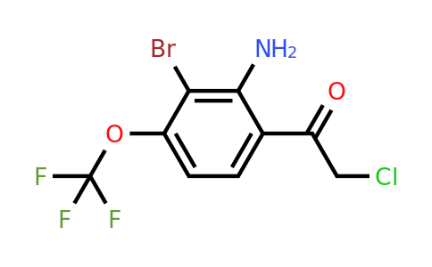 1806918-21-7 | 2'-Amino-3'-bromo-4'-(trifluoromethoxy)phenacyl chloride