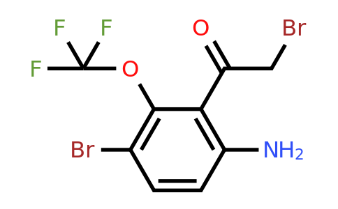 1806918-27-3 | 6'-Amino-3'-bromo-2'-(trifluoromethoxy)phenacyl bromide