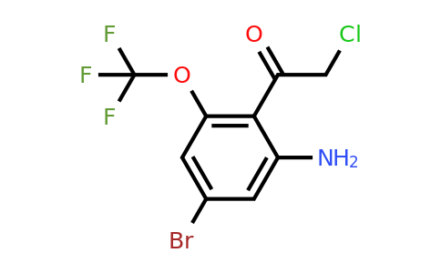 1806918-33-1 | 2'-Amino-4'-bromo-6'-(trifluoromethoxy)phenacyl chloride