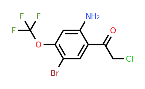 1806918-42-2 | 2'-Amino-5'-bromo-4'-(trifluoromethoxy)phenacyl chloride