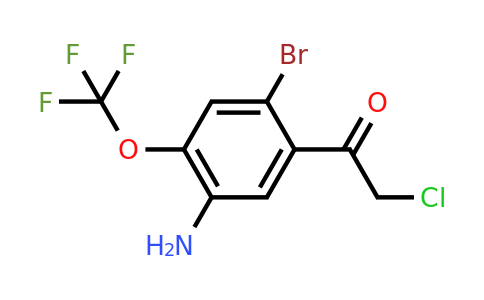 1806918-63-7 | 5'-Amino-2'-bromo-4'-(trifluoromethoxy)phenacyl chloride
