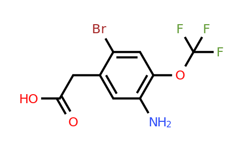 1806918-72-8 | 5-Amino-2-bromo-4-(trifluoromethoxy)phenylacetic acid