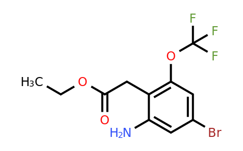 1806918-78-4 | Ethyl 2-amino-4-bromo-6-(trifluoromethoxy)phenylacetate