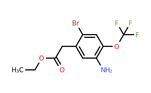 1806919-08-3 | Ethyl 5-amino-2-bromo-4-(trifluoromethoxy)phenylacetate