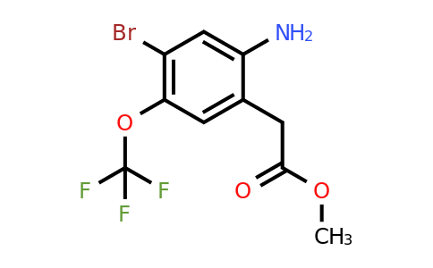 1806919-27-6 | Methyl 2-amino-4-bromo-5-(trifluoromethoxy)phenylacetate