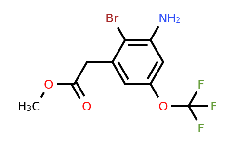 1806919-34-5 | Methyl 3-amino-2-bromo-5-(trifluoromethoxy)phenylacetate