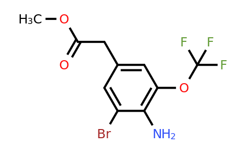 1806919-63-0 | Methyl 4-amino-3-bromo-5-(trifluoromethoxy)phenylacetate