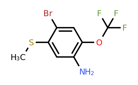 1806920-42-2 | 5-Amino-2-bromo-4-(trifluoromethoxy)thioanisole