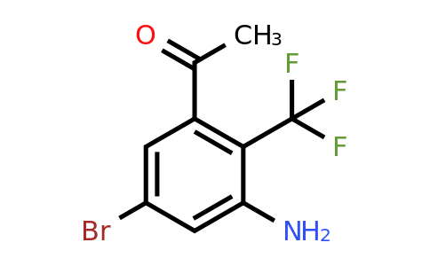 1806921-73-2 | 3'-Amino-5'-bromo-2'-(trifluoromethyl)acetophenone