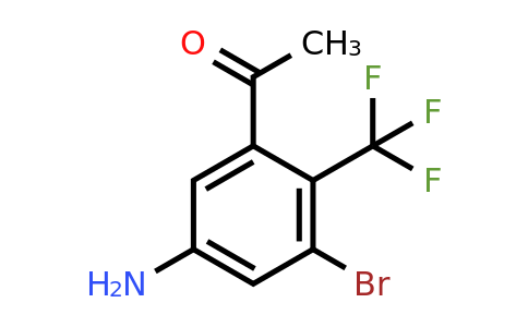 1806921-91-4 | 5'-Amino-3'-bromo-2'-(trifluoromethyl)acetophenone