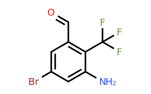 1806922-24-6 | 3-Amino-5-bromo-2-(trifluoromethyl)benzaldehyde