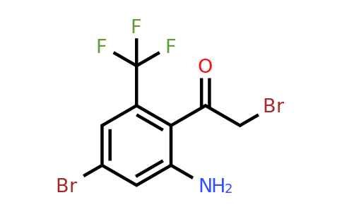 1806923-70-5 | 2'-Amino-4'-bromo-6'-(trifluoromethyl)phenacyl bromide