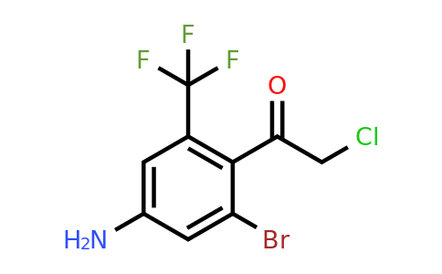 1806923-73-8 | 4'-Amino-2'-bromo-6'-(trifluoromethyl)phenacyl chloride