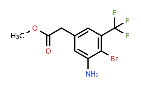 1806923-77-2 | Methyl 3-amino-4-bromo-5-(trifluoromethyl)phenylacetate