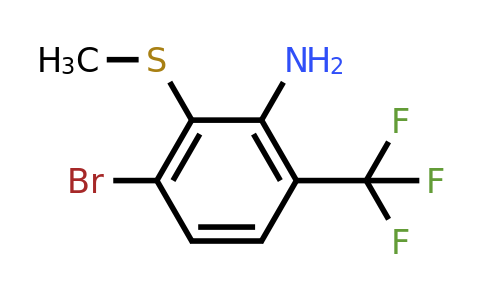 1806923-78-3 | 2-Amino-6-bromo-3-(trifluoromethyl)thioanisole