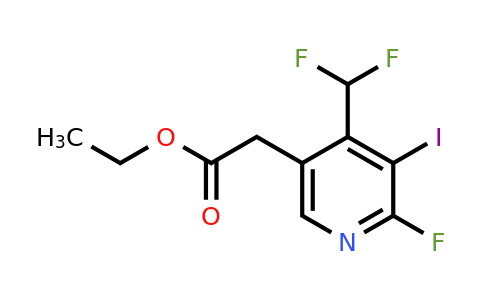 1806924-57-1 | Ethyl 4-(difluoromethyl)-2-fluoro-3-iodopyridine-5-acetate