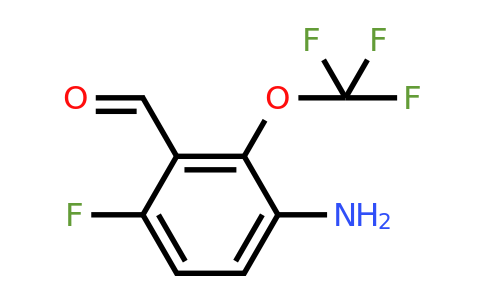 1806925-44-9 | 3-Amino-6-fluoro-2-(trifluoromethoxy)benzaldehyde