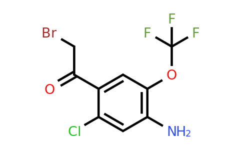 1806925-54-1 | 4'-Amino-2'-chloro-5'-(trifluoromethoxy)phenacyl bromide