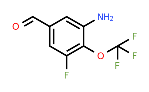 1806925-58-5 | 3-Amino-5-fluoro-4-(trifluoromethoxy)benzaldehyde