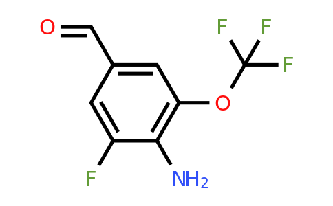 1806925-78-9 | 4-Amino-3-fluoro-5-(trifluoromethoxy)benzaldehyde