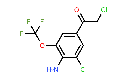 1806925-79-0 | 4'-Amino-3'-chloro-5'-(trifluoromethoxy)phenacyl chloride