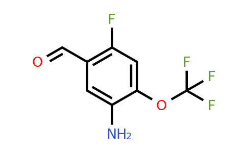 1806925-87-0 | 5-Amino-2-fluoro-4-(trifluoromethoxy)benzaldehyde