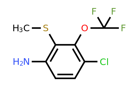 1806926-34-0 | 6-Amino-3-chloro-2-(trifluoromethoxy)thioanisole