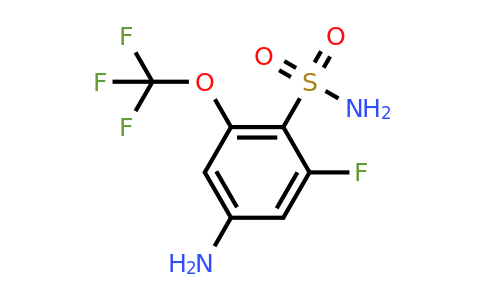 1806926-91-9 | 4-Amino-2-fluoro-6-(trifluoromethoxy)benzenesulfonamide