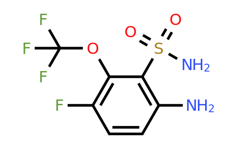 1806927-16-1 | 6-Amino-3-fluoro-2-(trifluoromethoxy)benzenesulfonamide