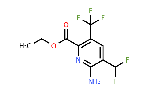1806929-87-2 | Ethyl 2-amino-3-(difluoromethyl)-5-(trifluoromethyl)pyridine-6-carboxylate